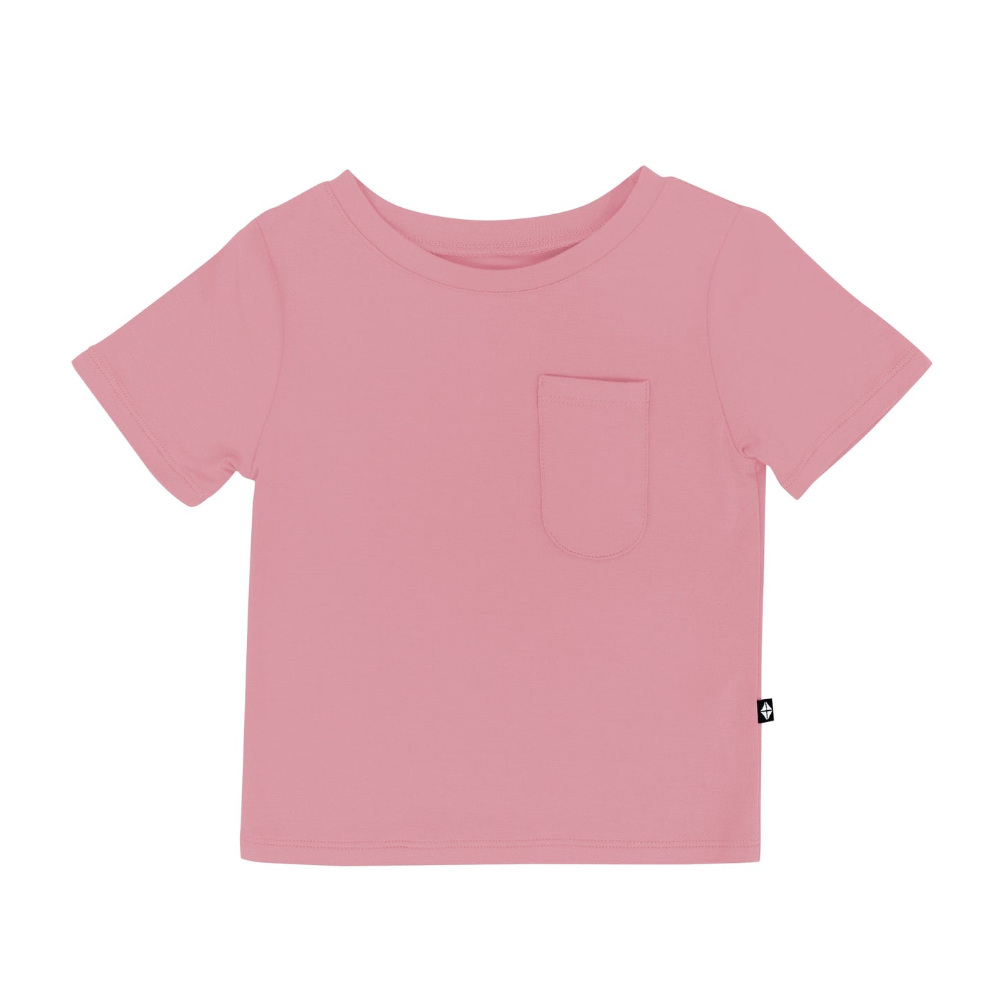 Toddler Crew Neck Tee in Apple Blossom