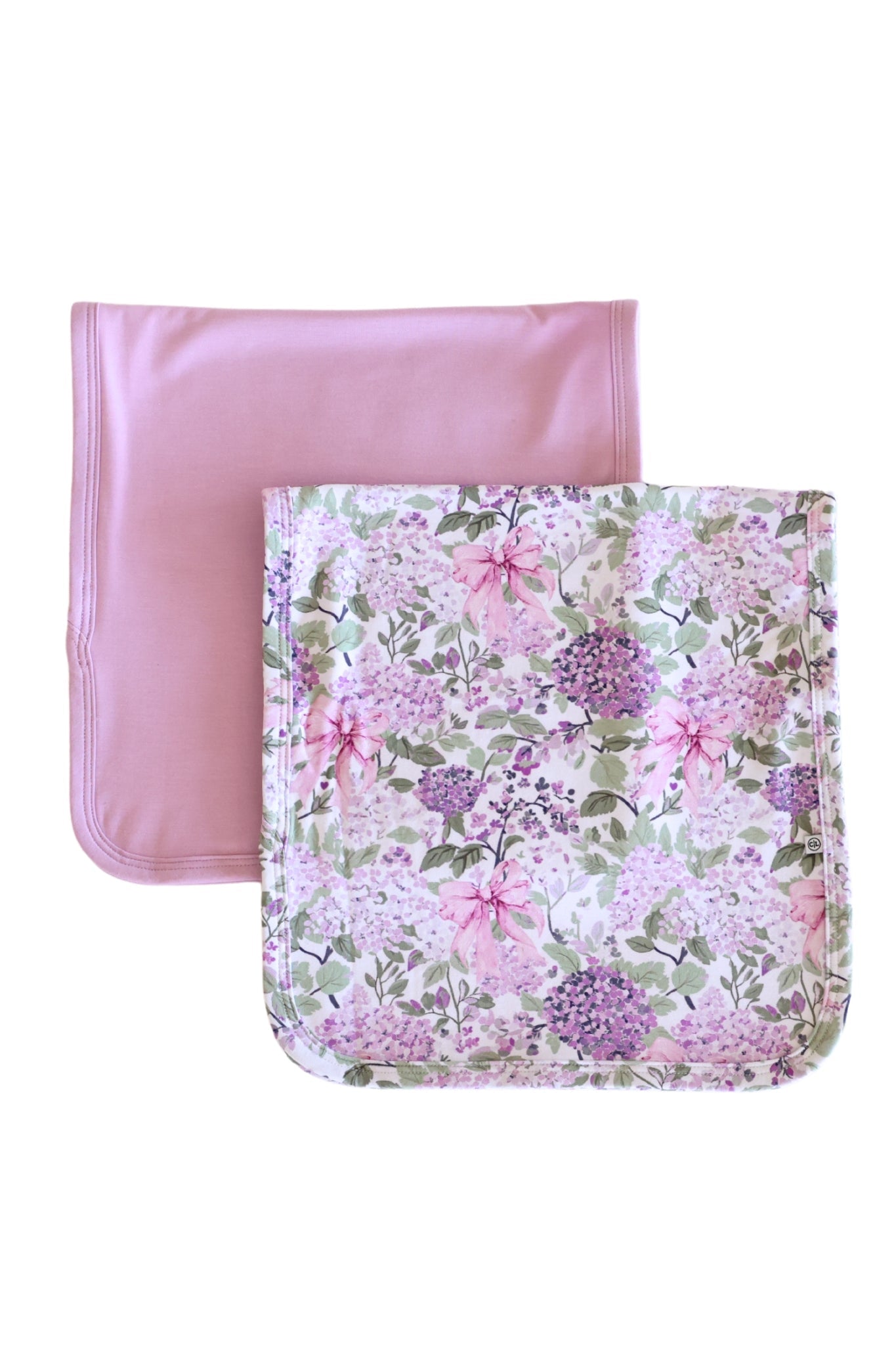 2pc Burp Cloth Set | Lavender Lullaby